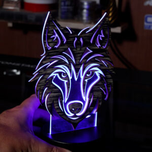 Wolf head LED lamp